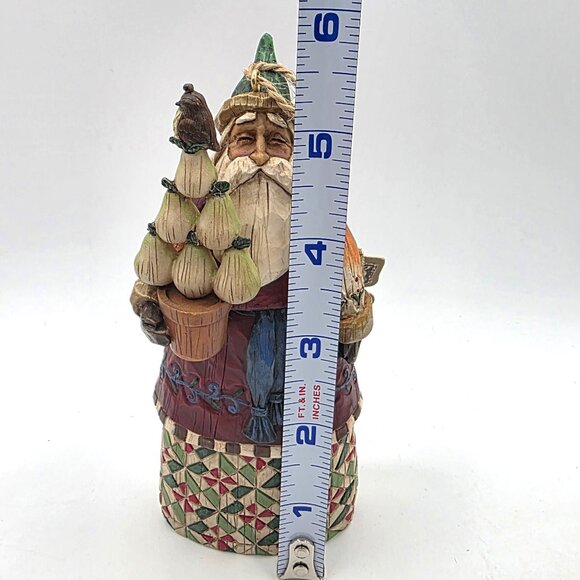 Jim Shore Vintage 2002 Heartwood Creek Santa Ornament Partridge in Pear Tree - Picture 8 of 8